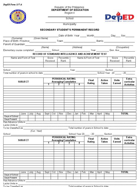 Form 137.